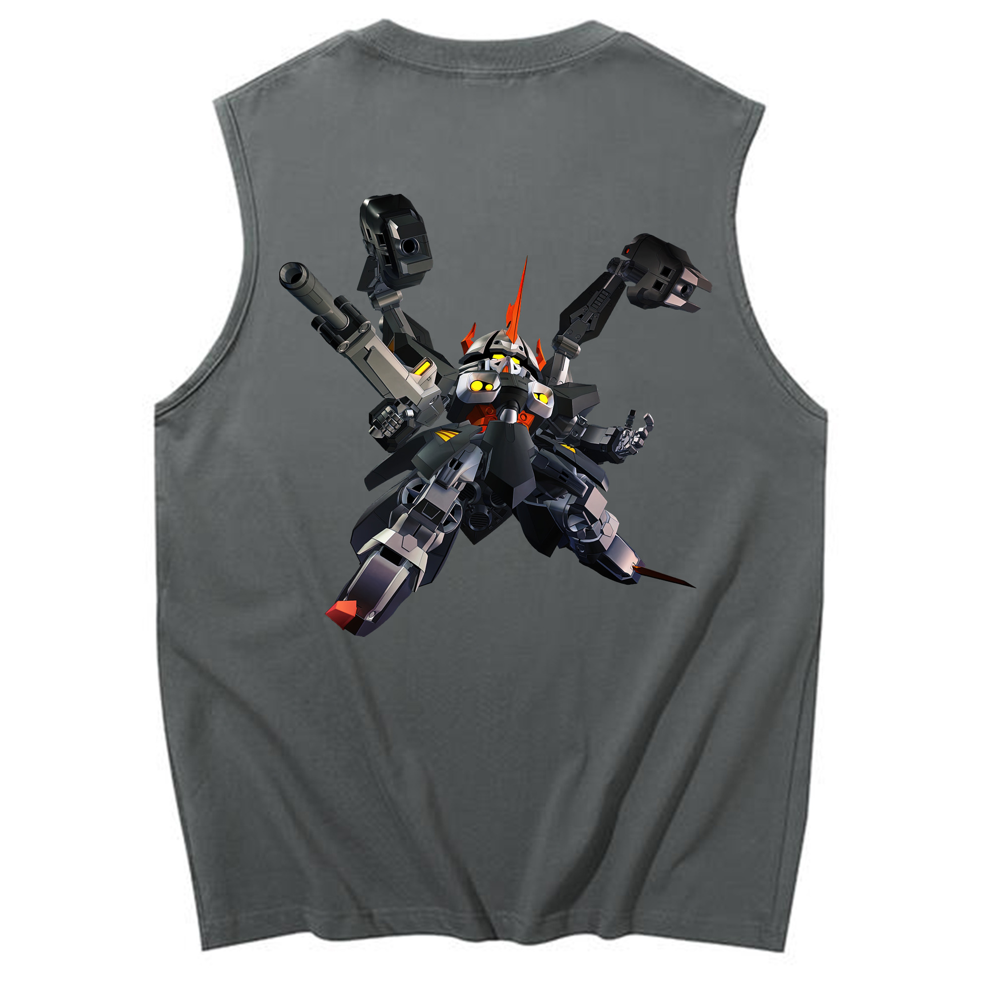 （画像用） 機動戦士ガンダム Mobile Suit Gundam コットン100％タンクトップ（背面プリント）